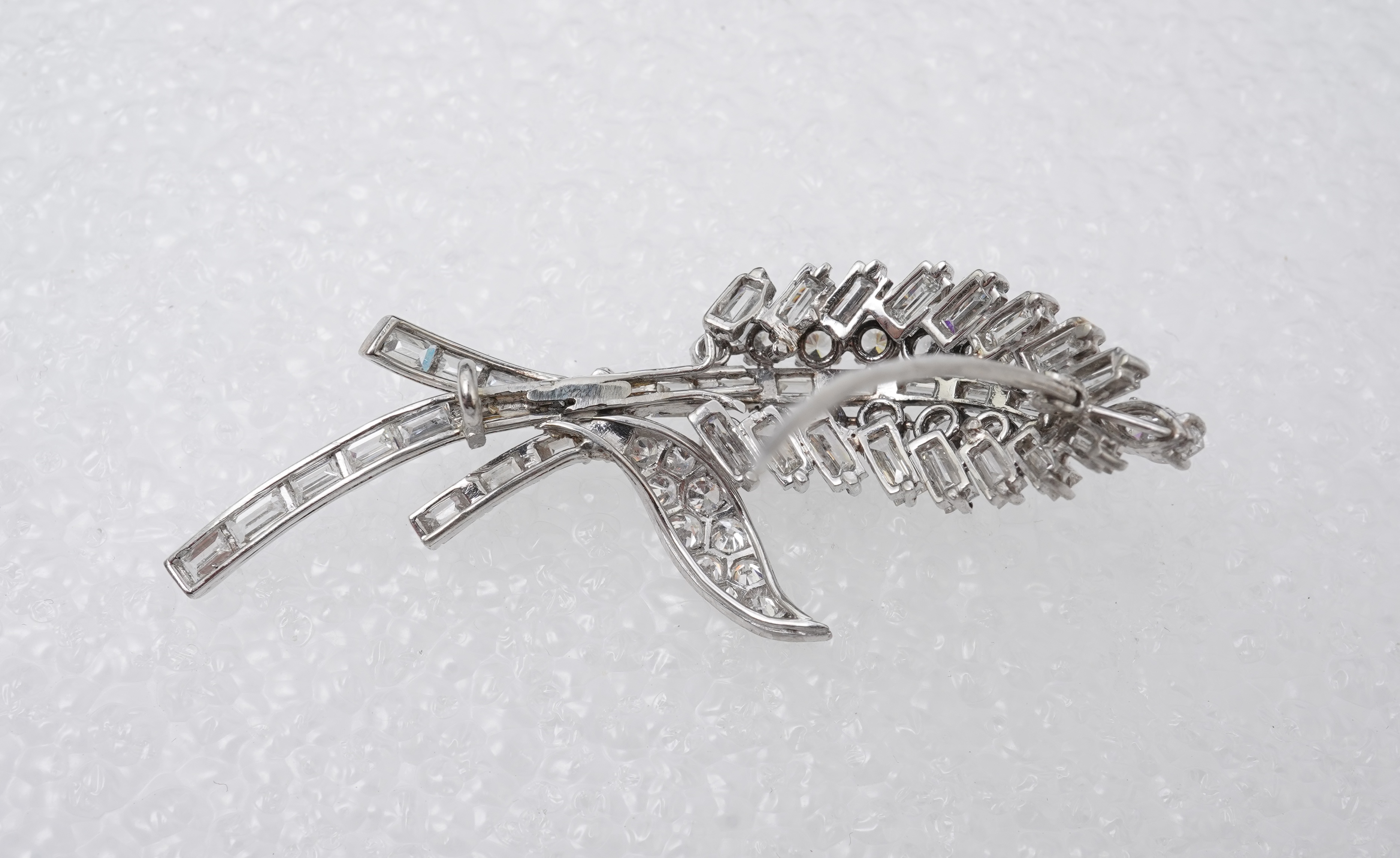 A diamond brooch, 1960s